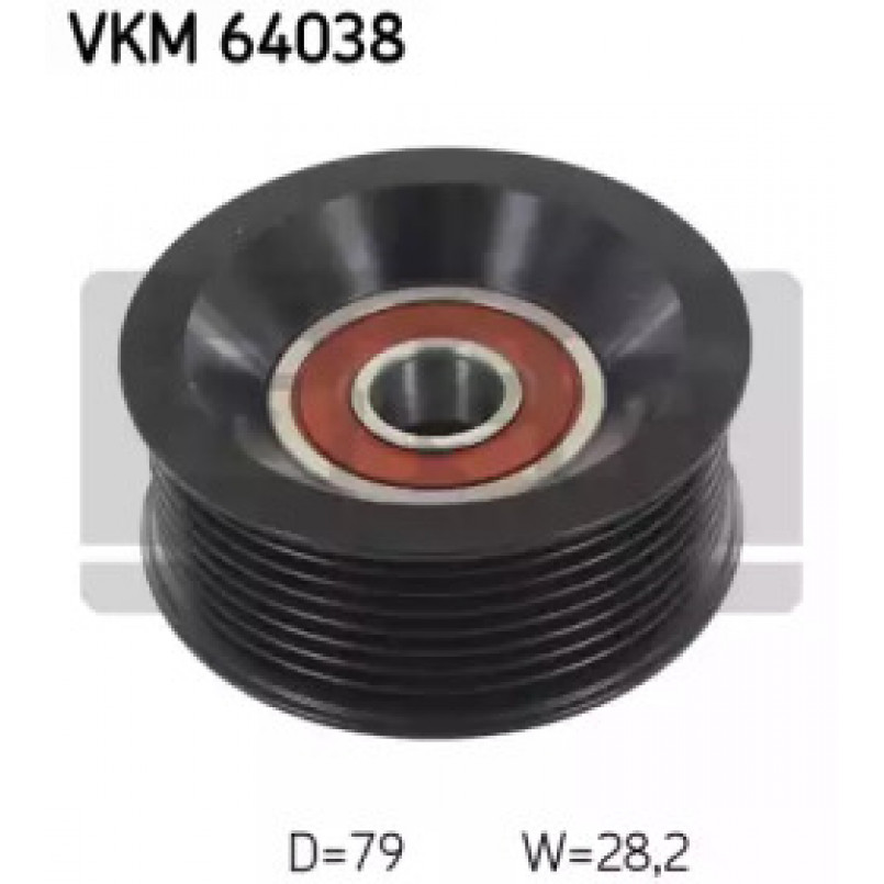 VKM 64038 SKF Ролик модуля натягувача ременя